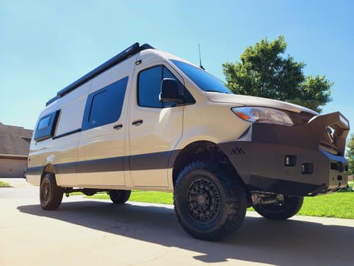 OZK roof rack fabrication in progress — sleek, aerodynamic design with trail and utility compatibility.