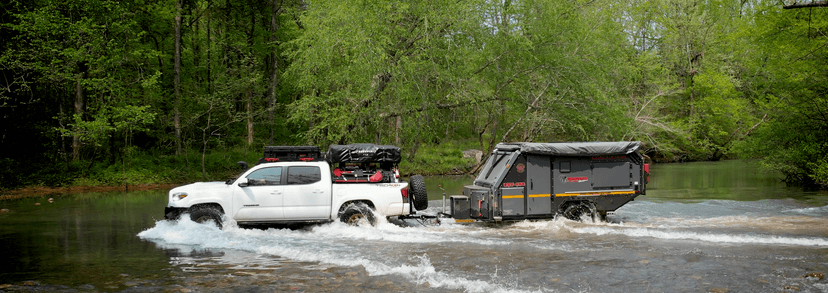 OZK heavy-duty cargo trailer built for hauling equipment