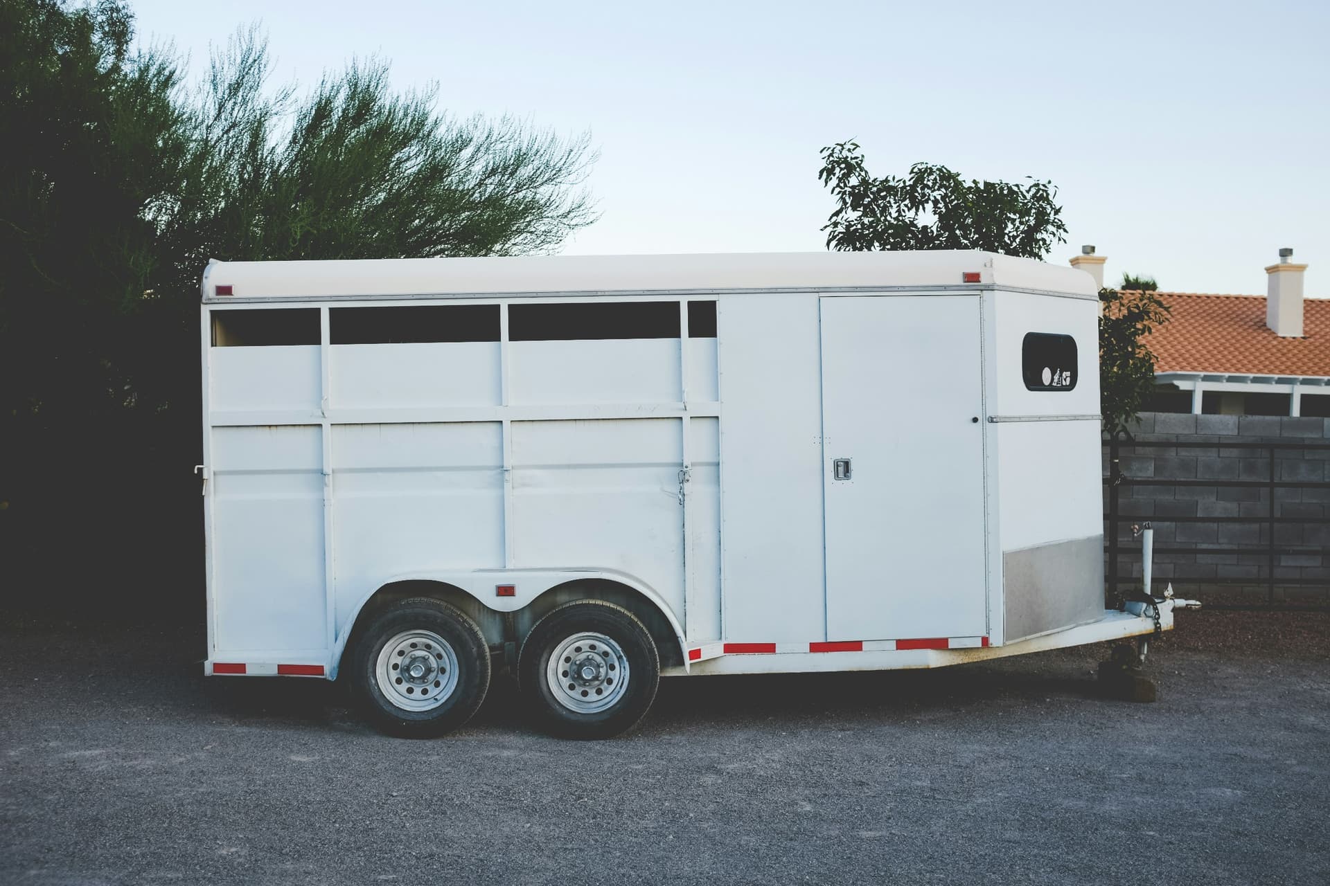 Heavy-duty custom cargo trailer built for equipment hauling