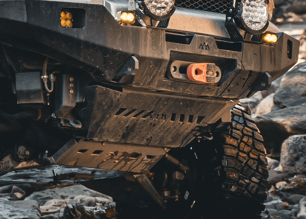 Moto Build interior with cargo rail system, moto tie-downs, and mud-ready flooring.