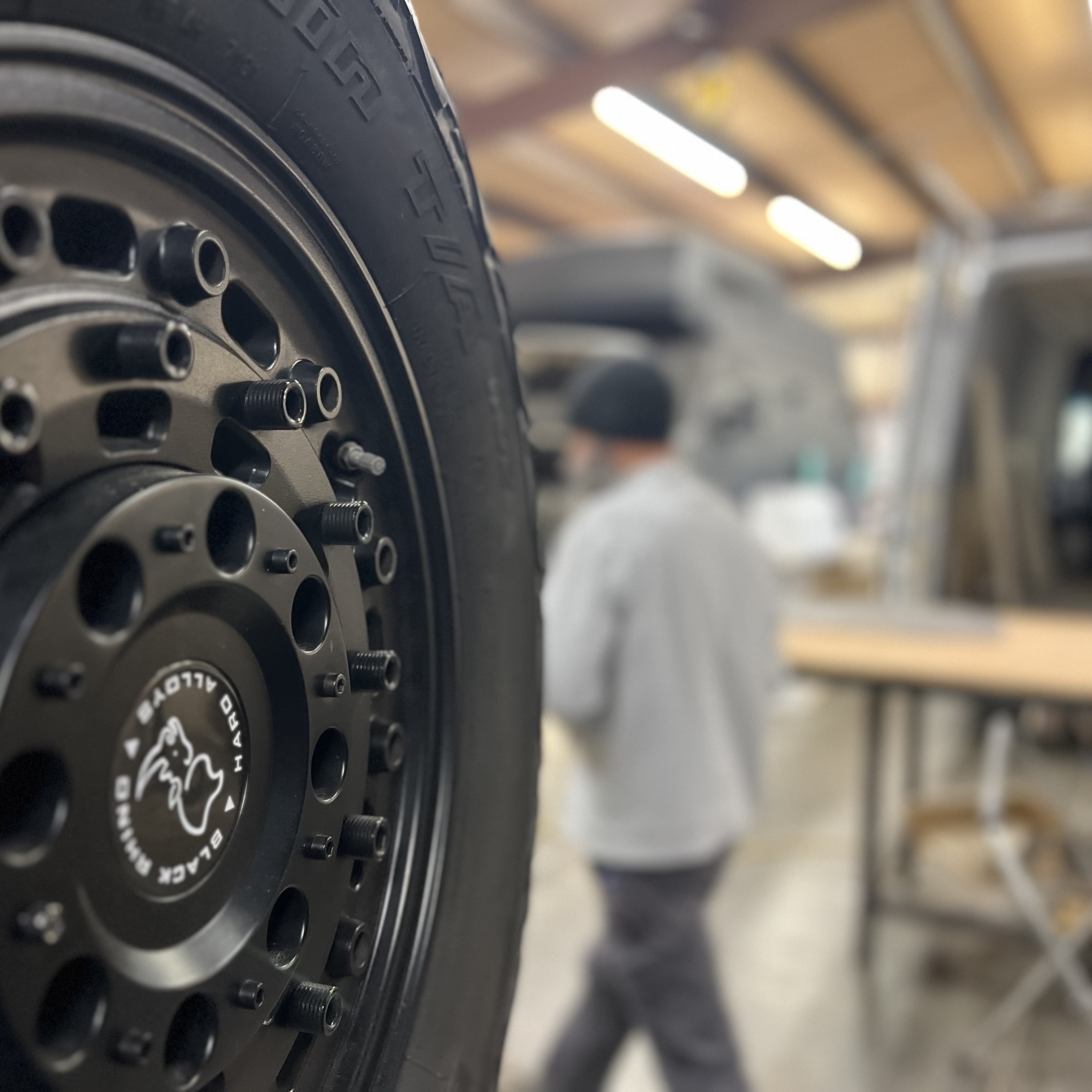 Inside our Fayetteville shop where Sprinter, Transit, and 4x4 vans are all customized for individual client needs.